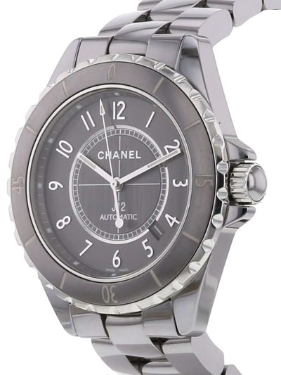Pre-owned Chanel 2017   J12 41mm In Grey