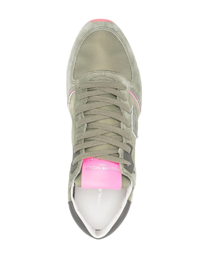 Philippe Model Trpx Low-top Sneakers In Green