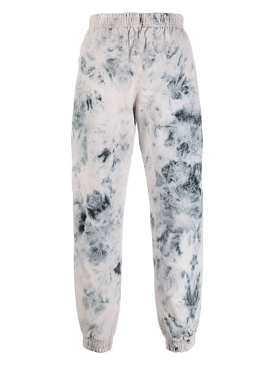 Shop Styland Tie-dye Tapered Joggers In Grey