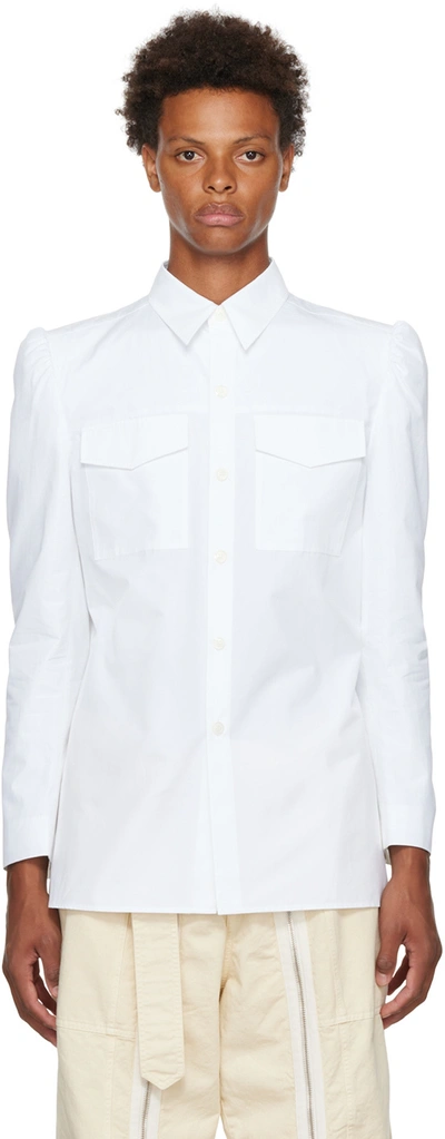 spisekammer fire gange Bevis Dries Van Noten White Cassely Shirt In 1 White | ModeSens