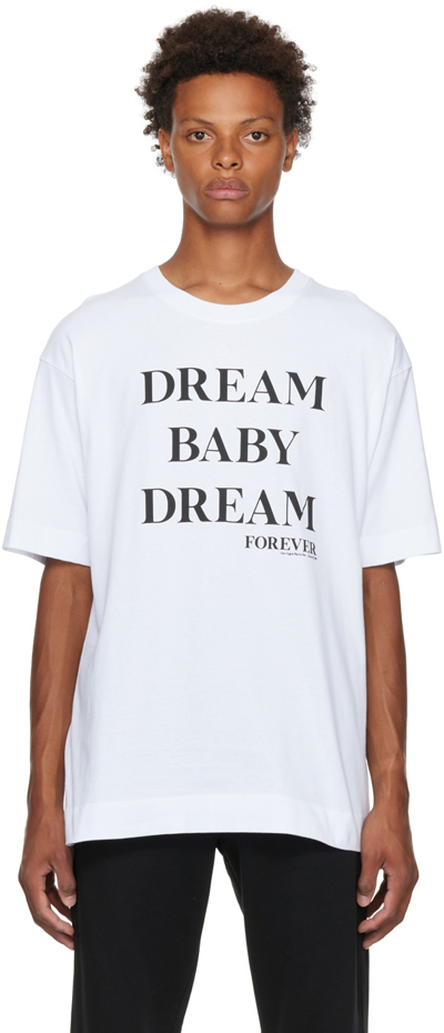Shop Dries Van Noten White Dream Baby Dream T-shirt In 1 White