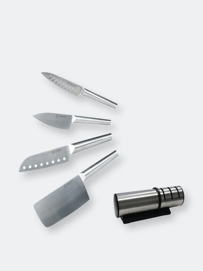 Shop Berghoff Straight 5pc Santoku Knife Set/sharpener