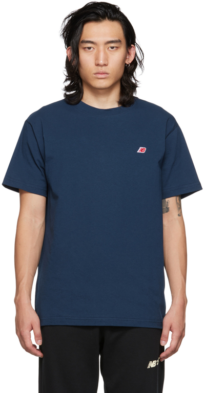 Shop New Balance Navy Made In Usa Core T-shirt In Ngo