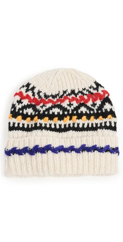 Shop Isabel Marant Gael Beanie In Ecru