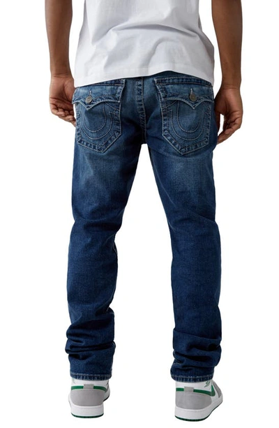 Shop True Religion Brand Jeans Geno Flap Big T Slim Straight Leg Jeans In Side Court