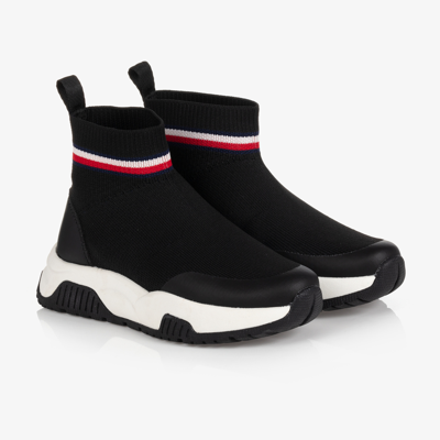 Tommy Hilfiger Teen Girls Black Sock Trainers