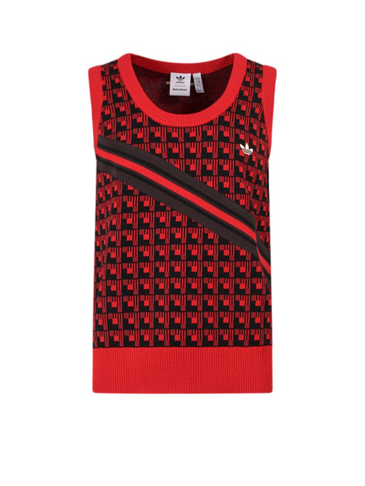 Shop Adidas Originals Adidas By Wales Bonner Sleeveless Knitted Top In Multi