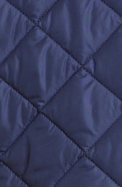 Shop Mackintosh Kingdom Quilted Nylon Jacket In Blue
