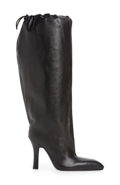 Shop Balenciaga Falkon Knee High Boot In Black