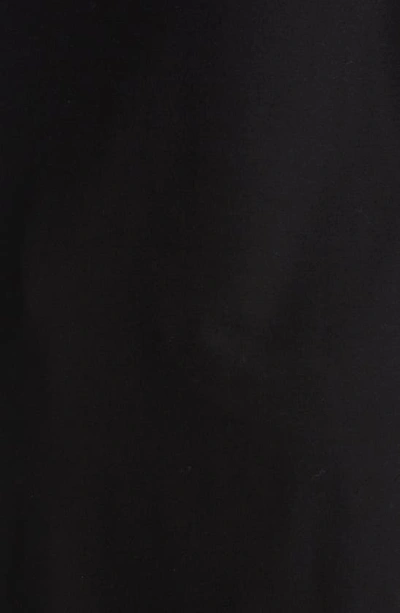 Ming Wang Turtleneck Jersey Tunic Top In Black