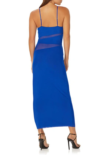 Shop Afrm Benassi Midi Dress In Blue