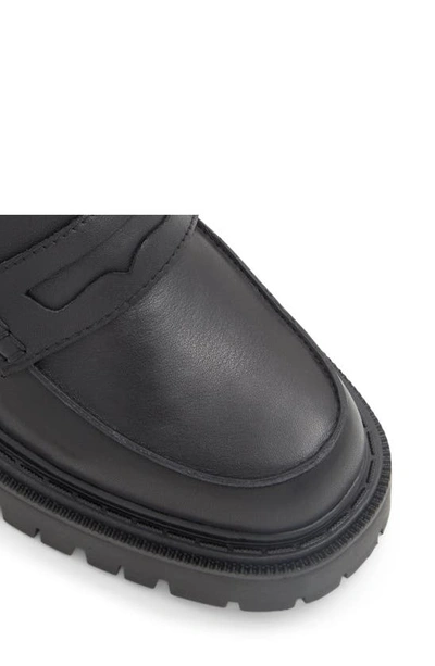 Shop Aldo Bigstrut Loafer In Other Black