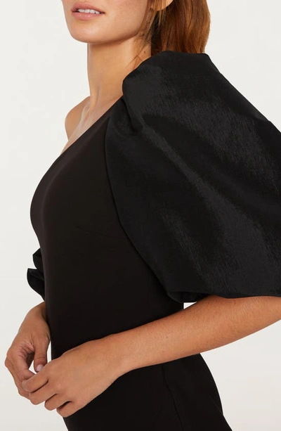 Likely Natasha One-shoulder Minidress In Black