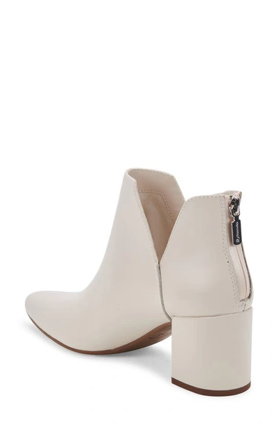 Shop Blondo Tanner Waterproof Split Shaft Bootie In Bone Leather