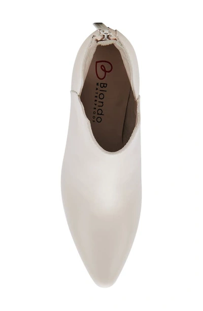 Blondo Tanner Waterproof Split Shaft Bootie In Bone Leather