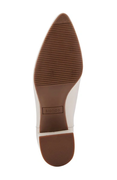 Blondo Tanner Waterproof Split Shaft Bootie In Bone Leather