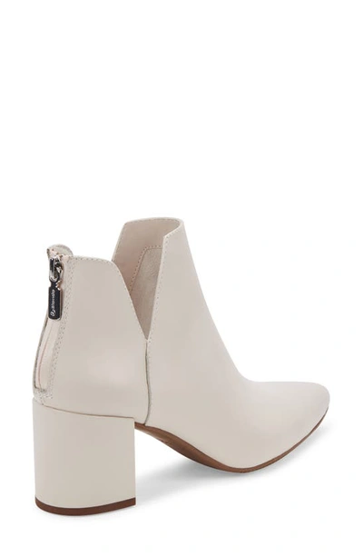 Shop Blondo Tanner Waterproof Split Shaft Bootie In Bone Leather