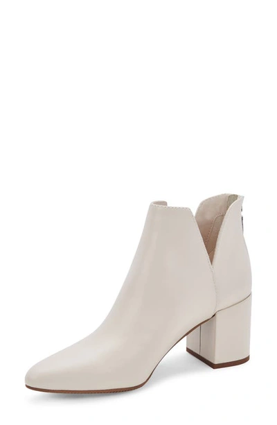 Shop Blondo Tanner Waterproof Split Shaft Bootie In Bone Leather