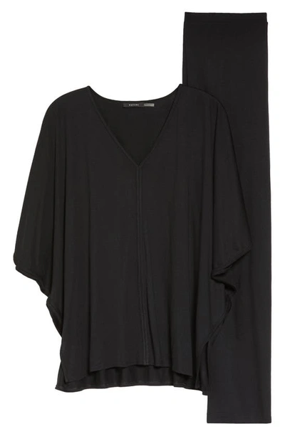 Shop Natori Shangri La Pajamas In Black