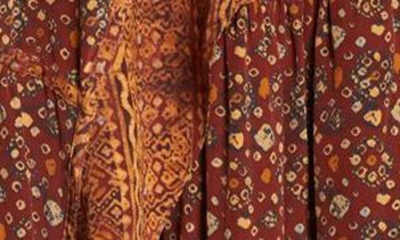 Shop Ulla Johnson Josana Cutout High-low Silk Dress In Agate