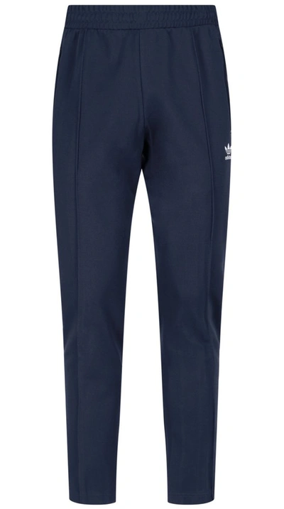 Shop Adidas Originals Adicolor Classics Beckenbauer Track Pants In Navy