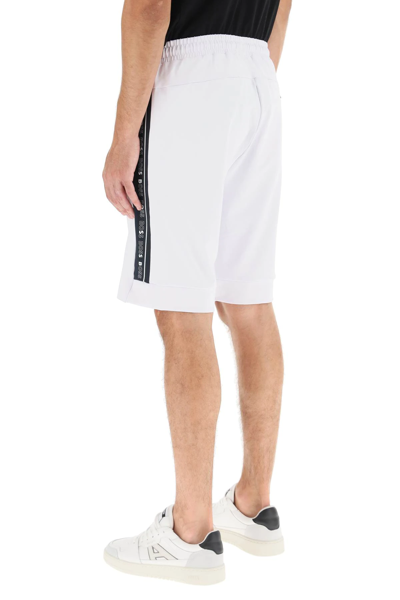 Shop Hugo Boss Sporty Shorts With Logo Band In White