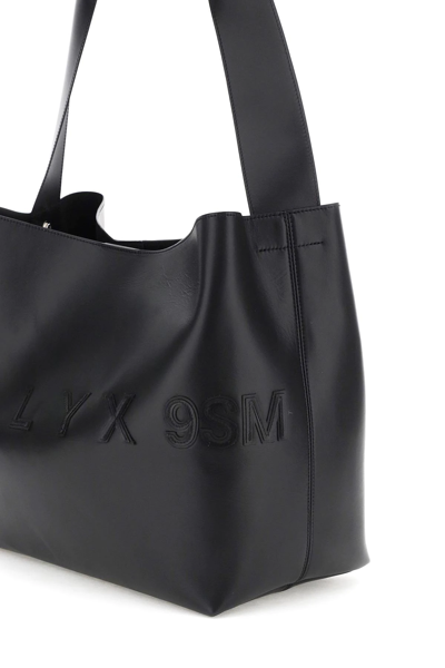 Shop Alyx 'constellation' Leather Tote Bag In Black