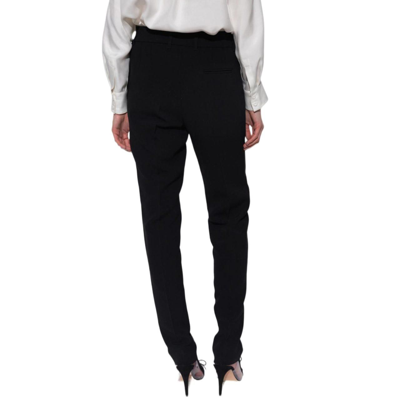 Shop Emporio Armani Women's Black Viscose Pants