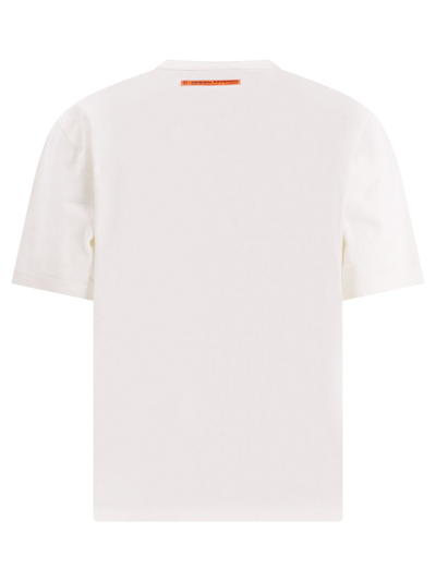 Shop Heron Preston Men's White Cotton T-shirt