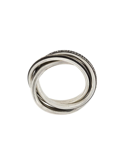Shop Werkstatt:münchen Werkstatt Munchen Ring Forever M1414 In Silver