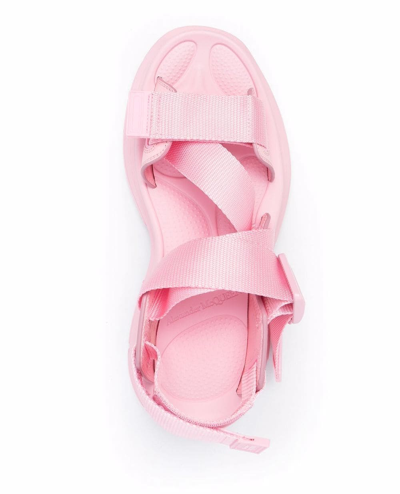 Shop Alexander Mcqueen Tread Sandals In Pink