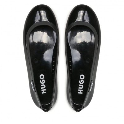 Shop Hugo Boss Anita Ballerinas In Black