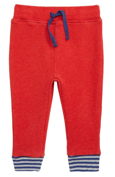 Shop Mini Boden Essential Cotton Jersey Pants In Rockabilly Red