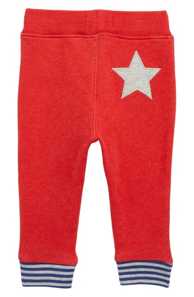 Shop Mini Boden Essential Cotton Jersey Pants In Rockabilly Red
