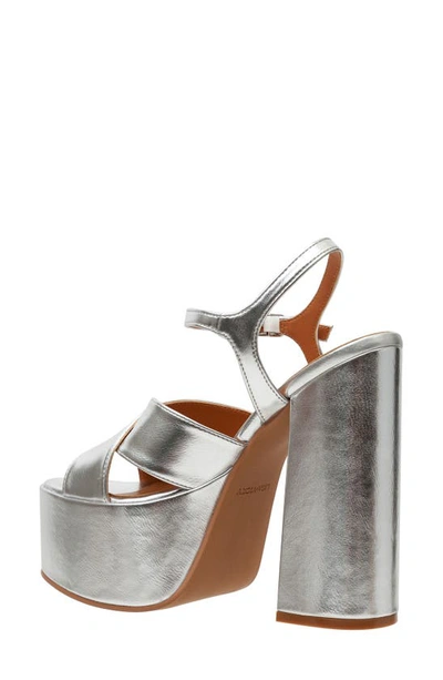 Shop Lisa Vicky Jam Platform Sandal In Silver