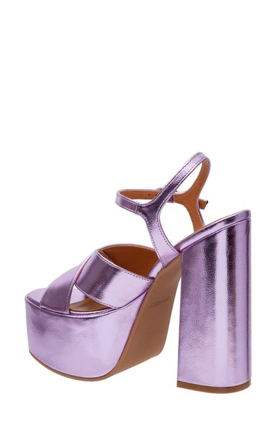 Shop Lisa Vicky Jam Platform Sandal In Light Purple