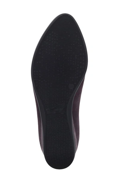 Shop Dansko Shaylee Waterproof Ankle Strap Pump In Fig Waterproof Leather