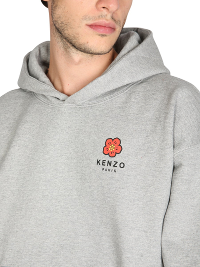 Shop Kenzo "boke Flower" Sweatshirt In Grey