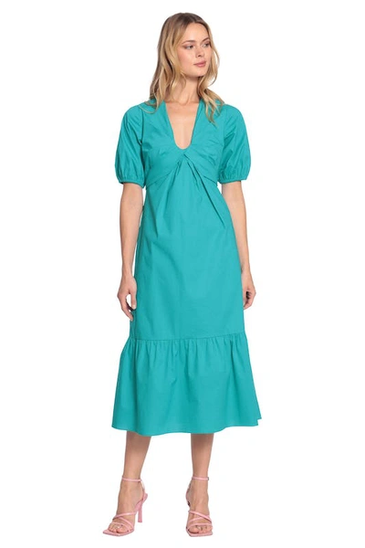 Shop Donna Morgan Kaisen Dress In Blue