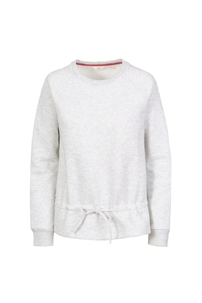 Shop Trespass Womens/ladies Gretta Marl Round Neck Sweatshirt In Grey