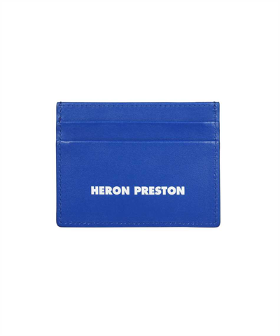 Shop Heron Preston Tape Card Holder In Blue