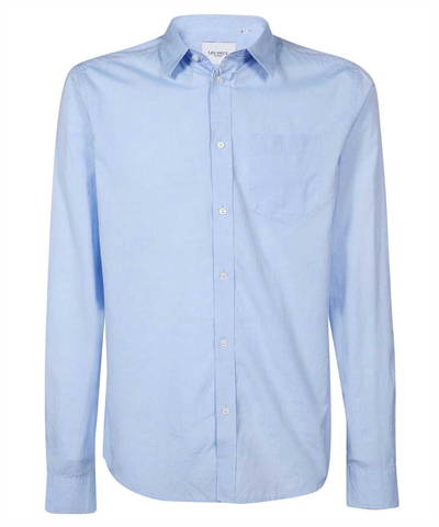 Shop Les Deux Louis Light Oxford Shirt In Blue