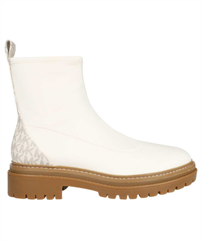 Shop Michael Kors Comet Lug Boots In White