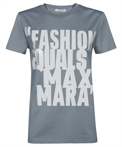 Shop Max Mara Gerard T-shirt In Blue