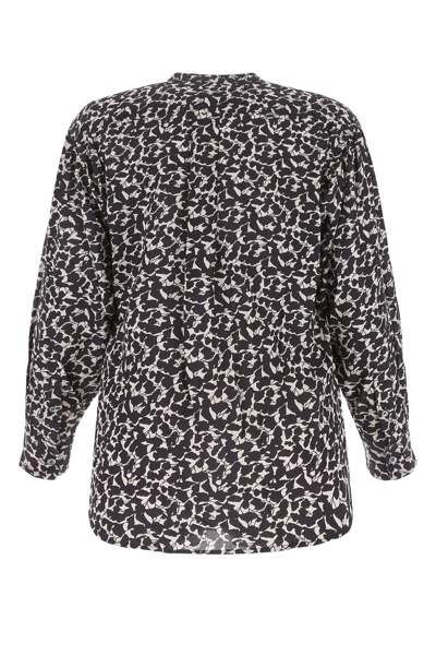 Isabel Marant Étoile Catchell Leaf-print Blouse