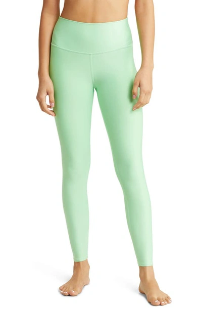 Alo Yoga Airlift High Waist Midi Leggings In Ultramint
