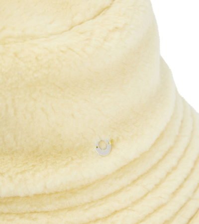 Shop Loro Piana Zita Cashmere And Silk Bucket Hat In Vanilla Custard