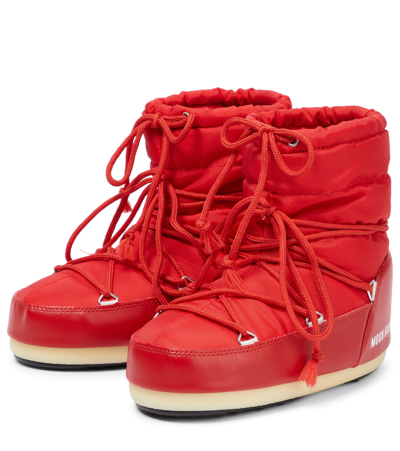 Moon Boot Light Low Icon Evolution Snow Boots In Red