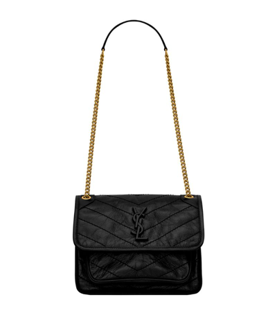 Shop Saint Laurent Baby Niki Shoulder Bag In Black