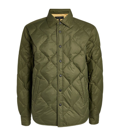 Shop Rag & Bone Down-filled Quilted Jacket In Green